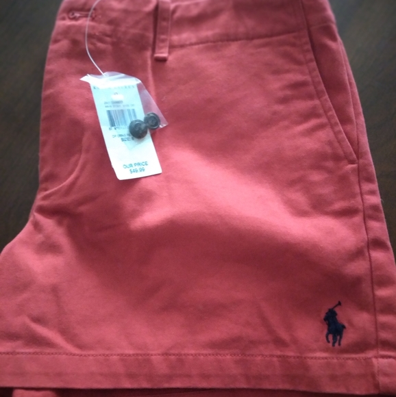 NTW Red Ralph Lauren Sport sz 8 shorts - Picture 1 of 6